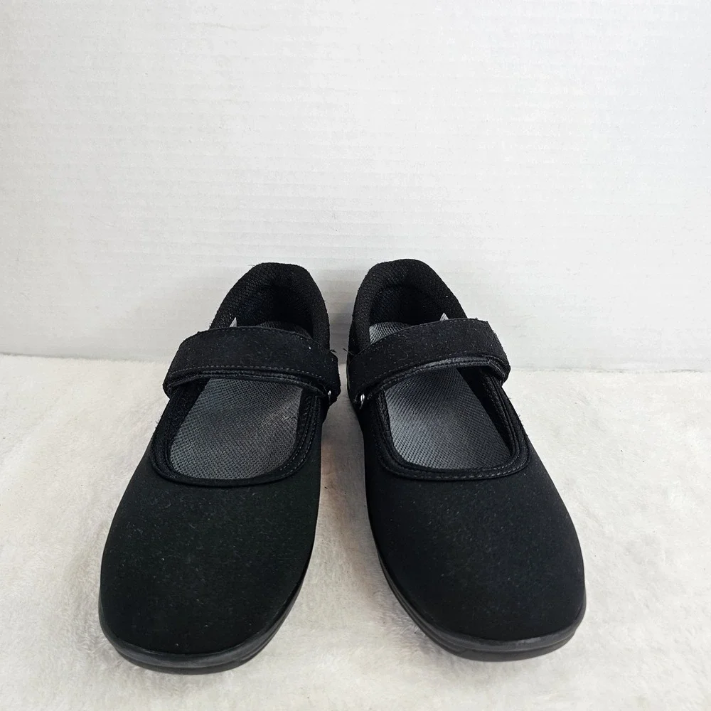 Orthofeet Springfield Mary Jane Shoes Womens Size 7B Black Comfort Orthopedic